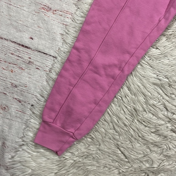 Jonathan Simkhai Niya Organic Terry Drawstring Track Pants in Orchid - Picture 6 of 10